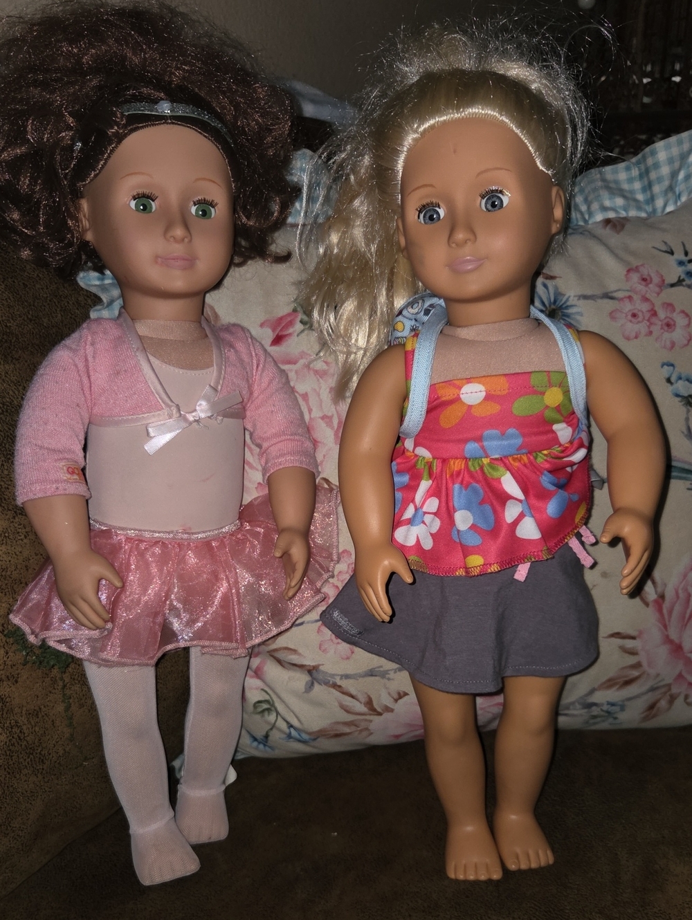 Our GENERATION DOLLS Soft Fashion Play Doll Set - Pink & Multicolor Dresses
